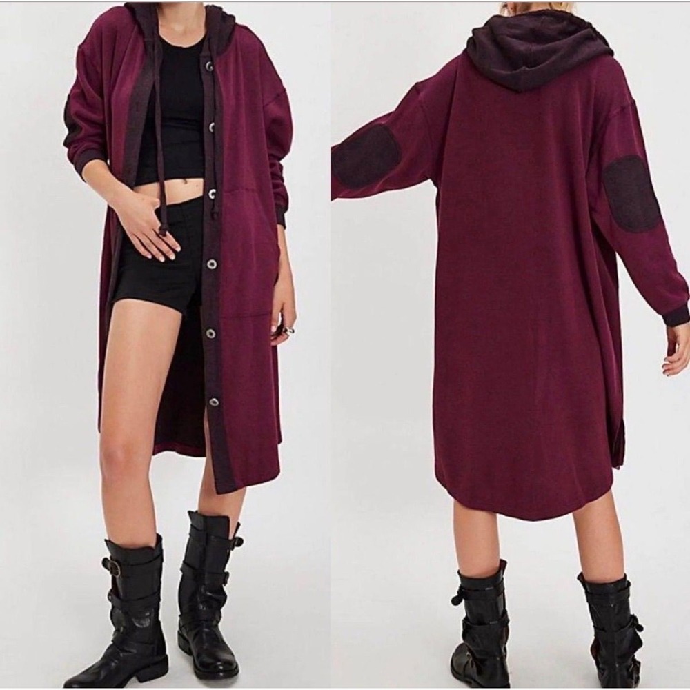 223. NWT Free People Tomorrow's Sweatshirt Cardigan